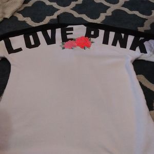 Size Small PINK thick long sleeve sweatshirt